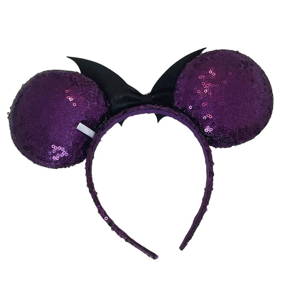 Disney | Halloween Themed Minnie Mouse Ears- Bat Inspired - Picture 3 of 3